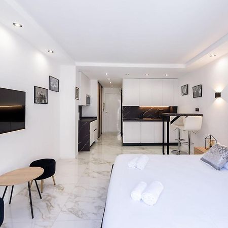 Large Studio - 50M Cannes Beach - Terrace Sea View Экстерьер фото
