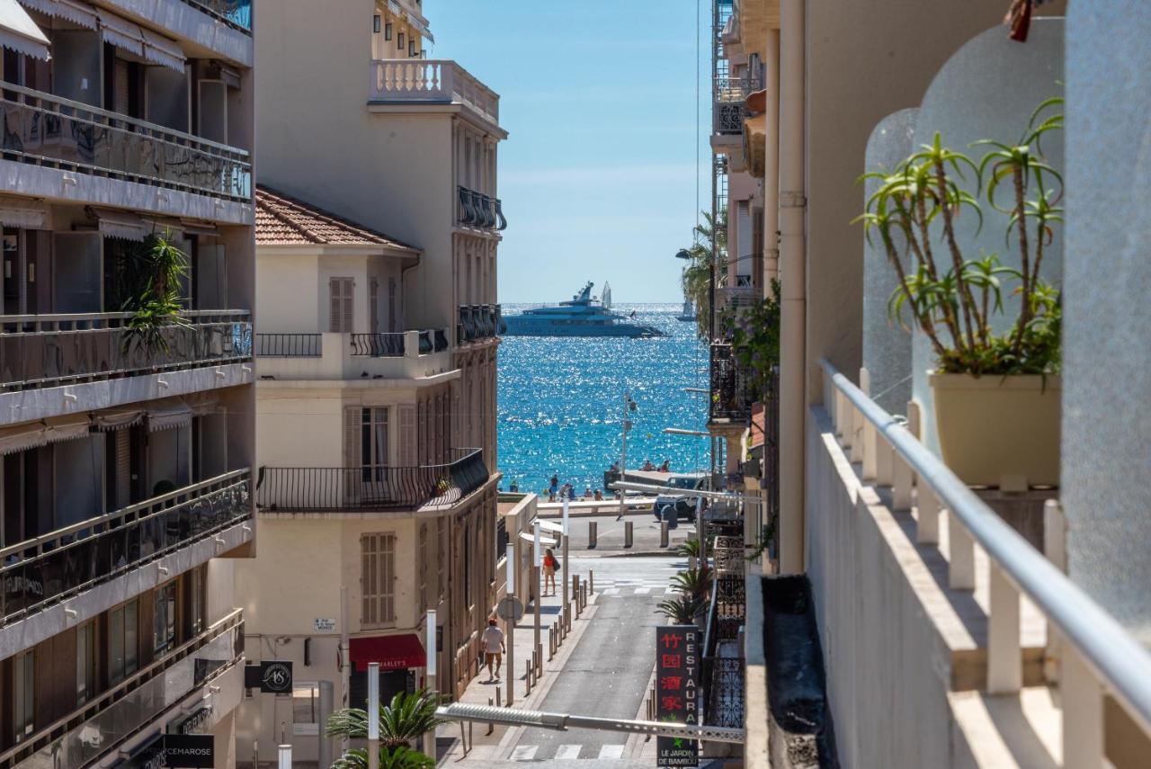 Large Studio - 50M Cannes Beach - Terrace Sea View Экстерьер фото