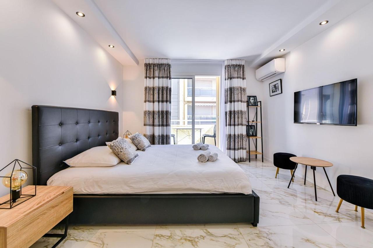Large Studio - 50M Cannes Beach - Terrace Sea View Экстерьер фото