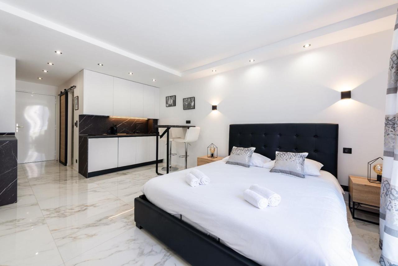 Large Studio - 50M Cannes Beach - Terrace Sea View Экстерьер фото